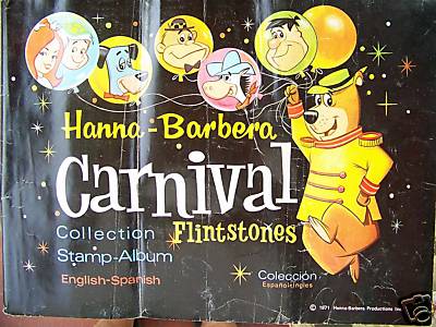 Hanna-Barbera Carnival stamp album cover