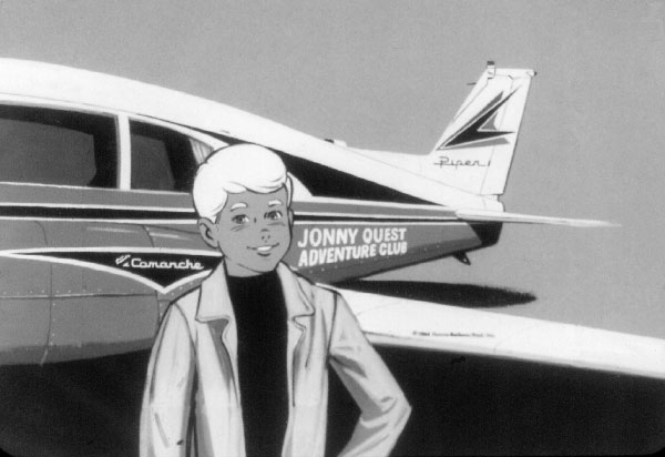 Jonny Quest Adventure Club - Jonny and plane